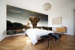 slaapkamer voorbeeld olifant behang